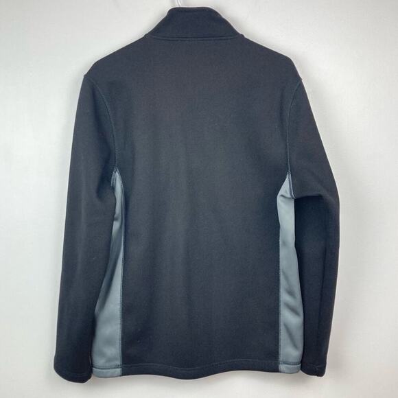 TIMBERLAND Pro Studwall Quarter-Zip Textured Fleece in Black - Picture 6 of 15